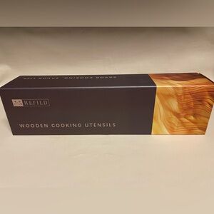 Acacia Wood 10 pc Spatula & Spoon Cooking Utensil Set, New in Box